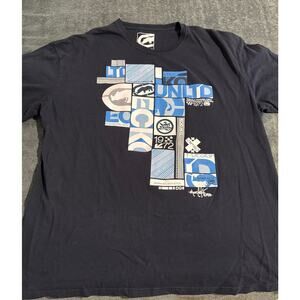 Ecko Unltd Y2K Graphic Blue T-shirt Men’s Size 2XL